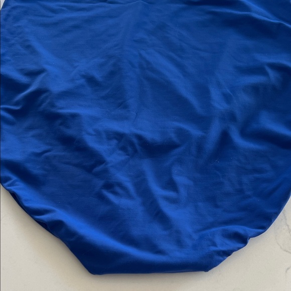 Lauren Collection, Ralph Lauren Blue One-Piece Swimsuit, Size 12 - Picture 8 of 12